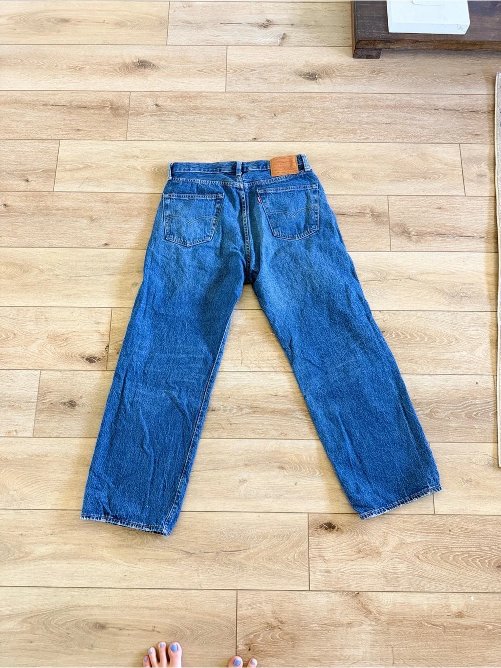 Levi's Relaxed Straight Indigo Blue Jeans